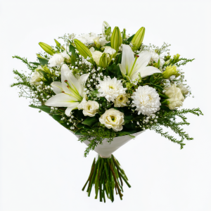 זר נסיכה בלבן